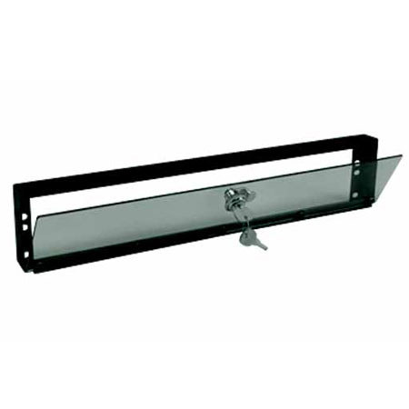 Raxxess 2U Plexiglass Locking Security Cover
