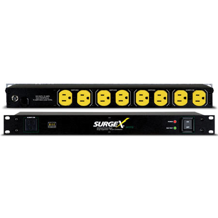 Raxxess 1U SurgeX 15A Surge Eliminator