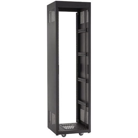 Raxxess 44U Free-Standing E1 Enclosed Rack, 28" Deep