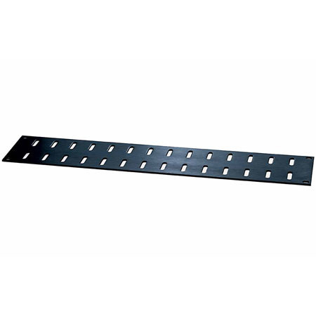 Raxxess 1U Black Anodized Aluminum Vent Panel
