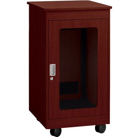 Raxxess F1 12U 28" Deep Furniture Rack, Mahogany