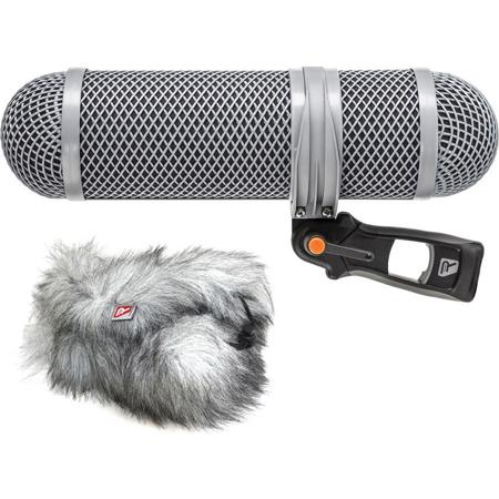 Rycote Super-Shield Kit, Small, Includes Rear Pod, Front Pod, Windjammer, 17.71"/45cm XLR-3F/3M Cable