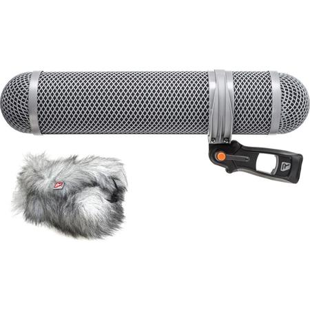 Rycote Super-Shield Kit, Large, Includes Rear Pod, Front Pod, Windjammer, 17.71" / 45cm XLR-3F/3M Cable