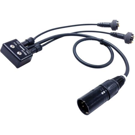 Rycote Connbox CB11 with 2-MZL Detachable Tails to XLR 5M Connector