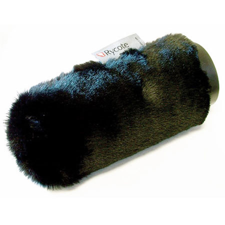 Rycote Camera Mounted Softie, Short Hair Wind Diffusion, 5cm Long with Medium Hole, Front Only.