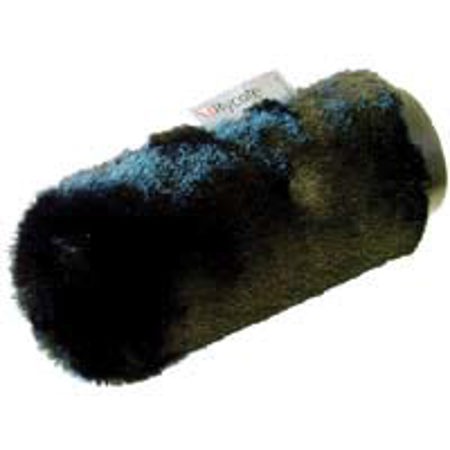 Rycote Camera Mounted Softie, Short Hair Wind Diffusion, 10cm Long with Small Hole, Front Only.