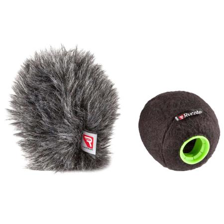 Rycote 21/22mm Baseball Windscreen and Windjammer Combo
