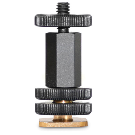 Rycote 3/8" Female to 1/4" Male Thread Adaptor with Hotshoe 3/8" Adaptor