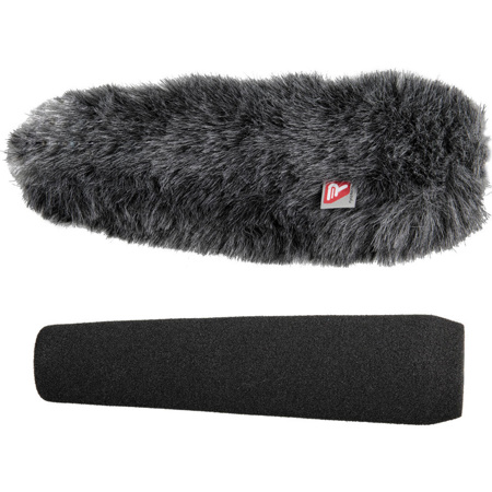 Rycote 18cm/7.09" ME66 SGM Foam and Windjammer Kit for Shotgun Microphones