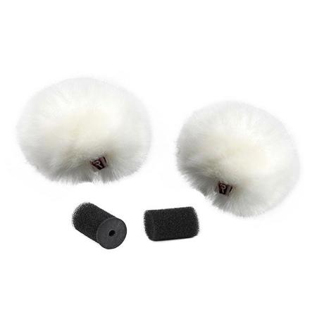 Rycote Ristretto Low-Profile Windjammer for Lavalier Mic Foams, White
