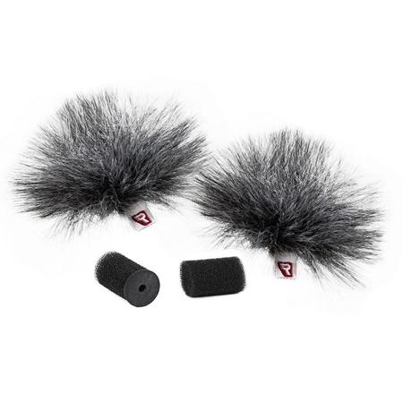 Rycote Single Ristretto Windjammer for Lavalier Microphones, Gray