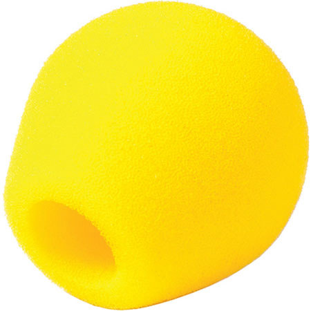 Rycote 18/32 Small Diaphragm 50 Mic Windscreens, Yellow