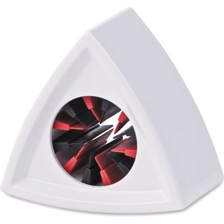 Rycote Triangle Mic Flag for Reporter Mics Ranging 19 to 38mm (0.74-1.49") in Diameter, White