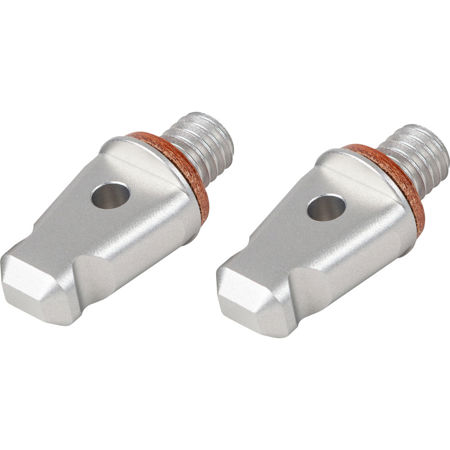 Rycote 3/8"-16 Male PCS Tips for PCS-Boom Adapter, Pair