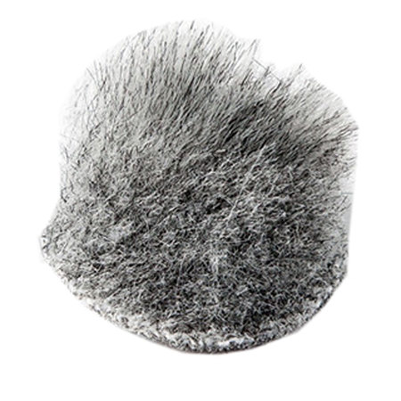 Rycote Overcovers Advanced, 26mm Round Fur Discs, No Stickies, Bag of 100, Gray