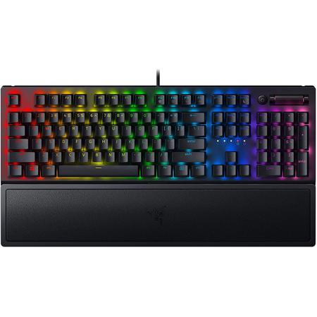Razer BlackWidow V3 Green Switch Mechanical Gaming Keyboard, Black