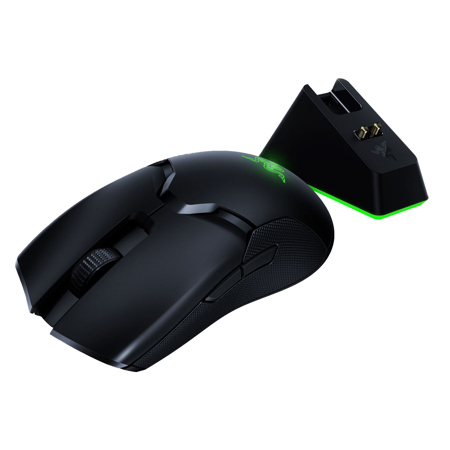 Razer Viper Ultimate Ambidextrous Wireless RGB Gaming Mouse, Charging Dock,Black