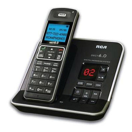 RCA DECT 6.0 Step Digital Cordless Phone with Digital Answering System