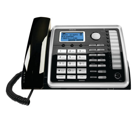 RCA ViSYS 2-Line Expandable Corded Speakerphone with Call-Waiting Caller ID