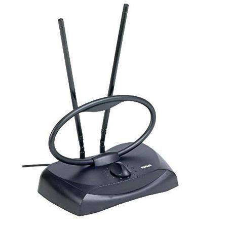 RCA Indoor Flat HDTV Multi-Directional Antenna, Gray