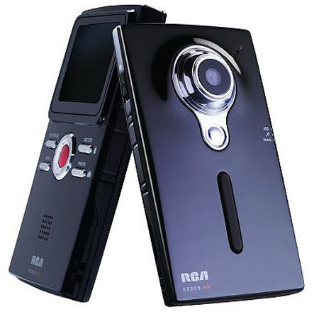 RCA EZ209HD Compact Dig Camcorder w/256MB Int Mem,Black