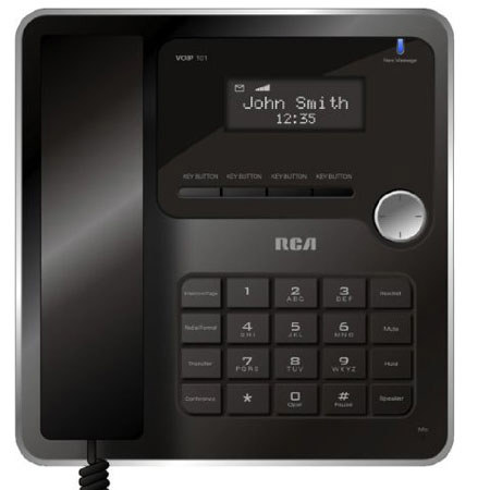 RCA Handset 2-Line HD Voice VoIP Telephone with Caller ID