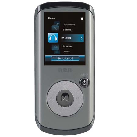 RCA M4202 Opal 2 GB Digital Media MP3/MP4/JPEG Player with FM Radio/Record, 1.8" Full Color LCD Display