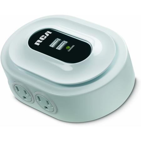 Home Charging Station, 4-Outlets, 2 USB for Charging