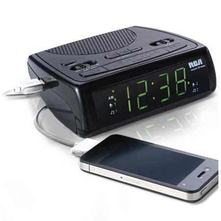 RCA RC107 Desktop Clock Radio with Dual Wake