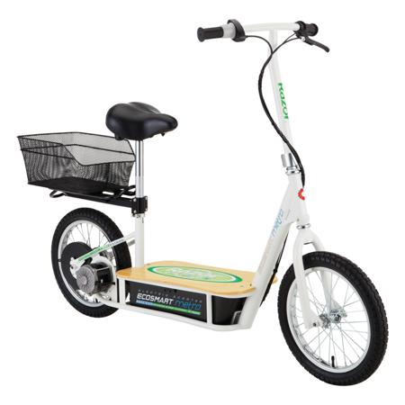 Razor EcoSmart Metro Electric Scooter, 18mph Top Speed, White