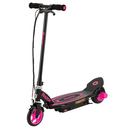 Razor Power Core E90 Electric Scooter, 10mph Top Speed, Black/Pink