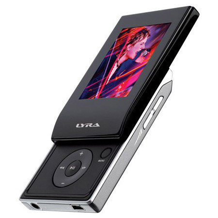 RCA SL5008 8GB Lyra Slider MP3 Player, 2.2in Color TFT