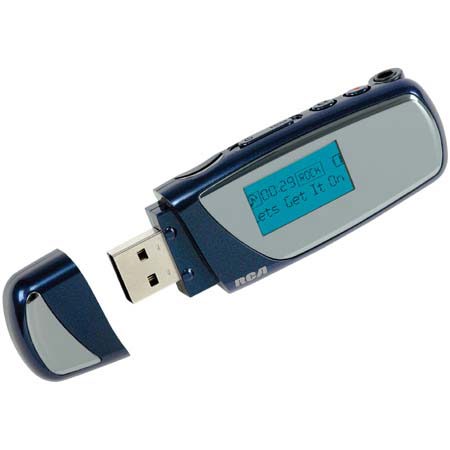 RCA Pearl TH1101 1 GB Mp3 Digital Audio Player with MicroSD Card Slot