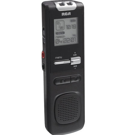 RCA 512MB Digital Voice Recorder, 200 Hours Recording