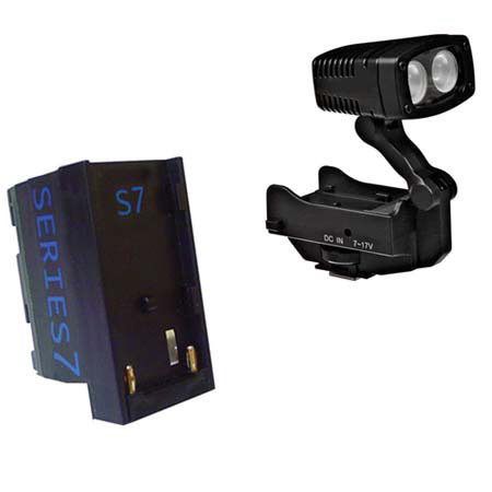 Adapter Mount Plate for The Sl-50 Battery With XD-L56S Light Connection -Compatable With JVC GY-HD110U