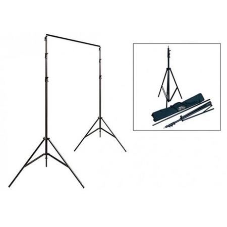 Savage 10x24' Accent Muslin Background Kit, White/Black