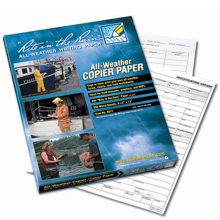 Safariland All Weather Copier Paper, 200 Sheets