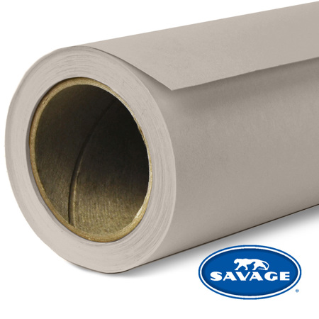Savage Seamless Background Paper, 107" wide x 150', Studio Gray, #12