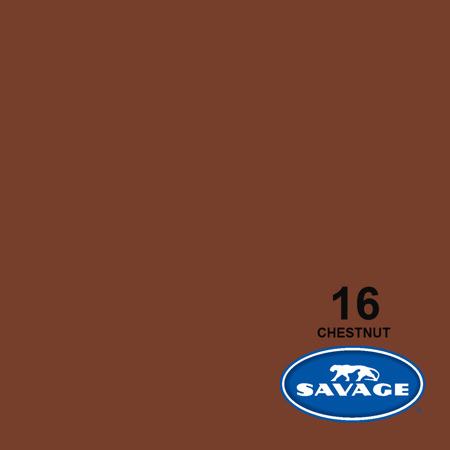 Savage Seamless Background Paper, 107" wide x 50 yards, Chestnut, #16 #16-50