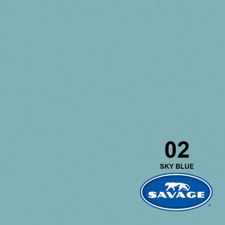 Savage Background Paper 107inx50yds Sky Blue, #2