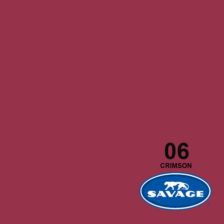 Savage Widetone Seamless Background Paper, 107" wide x 150', Crimson, #6