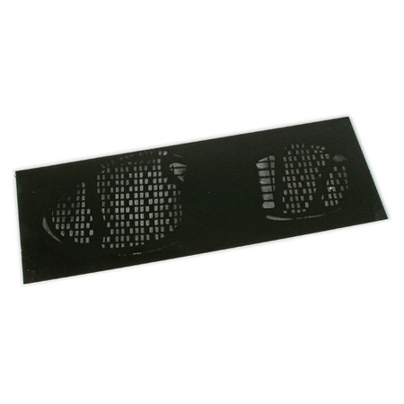 Safariland 5.2x7.2" Rubber Gelatin Lifter, Black, 10 Pack