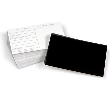 Safariland 3x5" Reversible Backing Cards, 100 Pack