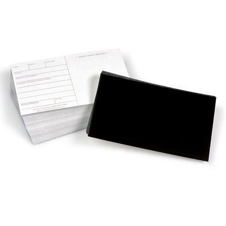 Safariland Black Backing Cards 3x5", 100pk