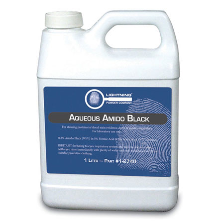 Safariland Aqueous Amido Black Solution, 1 Liter