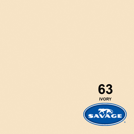 Savage Widetone Seamless Background Paper, 26" wide x 36', Ivory, #63