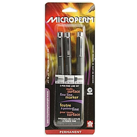 Sakura of America Microperm Pen, 3 Set