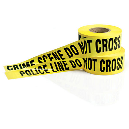 Safariland Sheriffs Barrier Tape, 3"x1000'