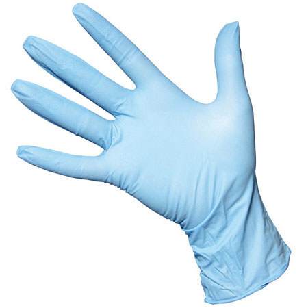 Safariland Powder-Free Nitrile Gloves, Medium, Box of 100