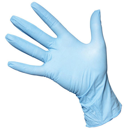 Safariland Powder-Free Nitrile Gloves, Large, Box of 100